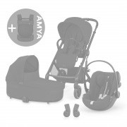 Balios 3in1 +AMYA - Chocolate Brown/Moon Black